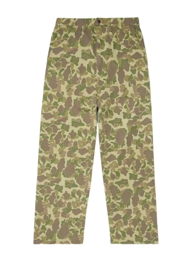 KAPITAL Wide-Leg Camouflage-Print Herringbone Cotton Trousers - Men