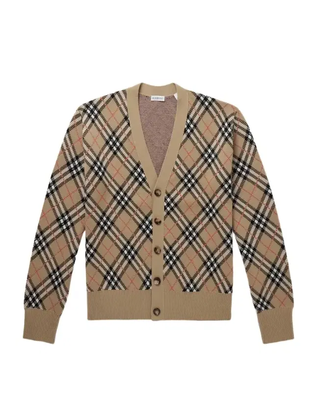 Burberry Checked Jacquard-Knit Wool-Blend Cardigan - Men