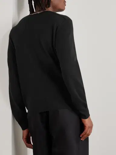 Burberry Checked Jacquard-Trimmed Wool Sweater - Men | Thumbnail 3 Burberry Checked Jacquard-Trimmed Wool Sweater - Men | Thumbnail 3