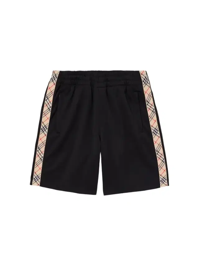 Burberry Straight-Leg Checked Jacquard-Knit Trimmed Tech-Jersey Shorts - Men