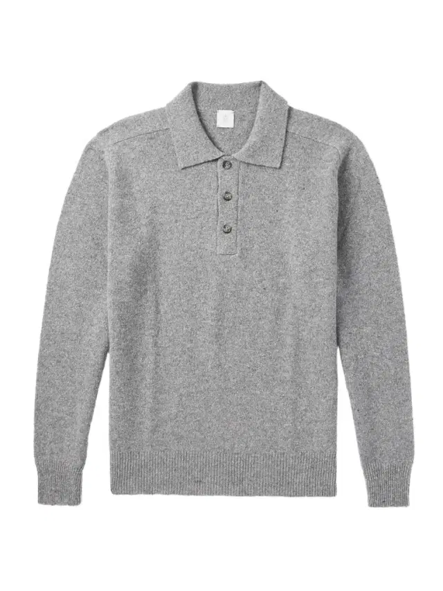 Wool-Blend Polo Shirt - Men