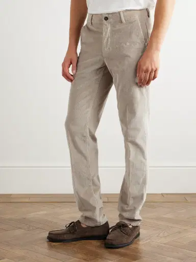 ELEVENTY Slim-Fit Straight-Leg Stretch Cotton and Modal-Blend Corduroy Trousers - Men | Thumbnail 3 ELEVENTY Slim-Fit Straight-Leg Stretch Cotton and Modal-Blend Corduroy Trousers - Men | Thumbnail 3