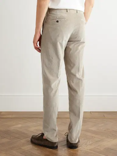 ELEVENTY Slim-Fit Straight-Leg Stretch Cotton and Modal-Blend Corduroy Trousers - Men | Thumbnail 4 ELEVENTY Slim-Fit Straight-Leg Stretch Cotton and Modal-Blend Corduroy Trousers - Men | Thumbnail 4