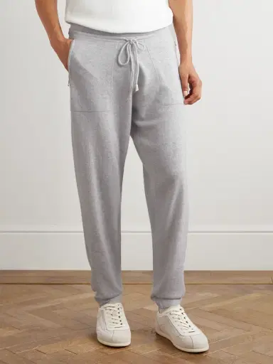 ELEVENTY Tapered Cashmere Sweatpants - Men | Thumbnail 3 ELEVENTY Tapered Cashmere Sweatpants - Men | Thumbnail 3