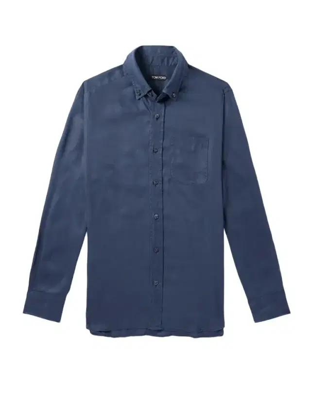 Tom Ford Button-Down Collar Lyocell-Twill Shirt - Men