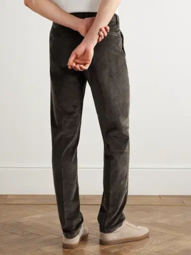 ELEVENTY Straight-Leg Stretch Cotton and Modal-Blend Corduroy Trousers - Men | Thumbnail 4 ELEVENTY Straight-Leg Stretch Cotton and Modal-Blend Corduroy Trousers - Men | Thumbnail 4