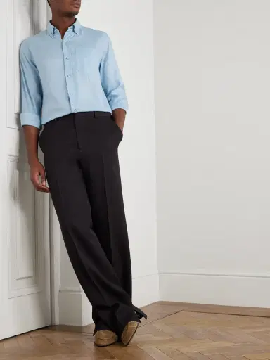 Tom Ford Button-Down Collar Lyocell Shirt - Men | Thumbnail 2 Tom Ford Button-Down Collar Lyocell Shirt - Men | Thumbnail 2