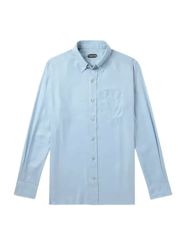 Button-Down Collar Lyocell Shirt - Men