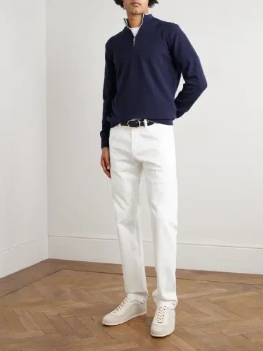 ELEVENTY Cashmere Half-Zip Sweater - Men | Thumbnail 2 ELEVENTY Cashmere Half-Zip Sweater - Men | Thumbnail 2