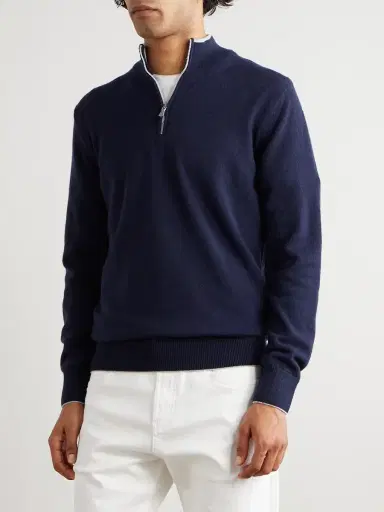 ELEVENTY Cashmere Half-Zip Sweater - Men | Thumbnail 3 ELEVENTY Cashmere Half-Zip Sweater - Men | Thumbnail 3