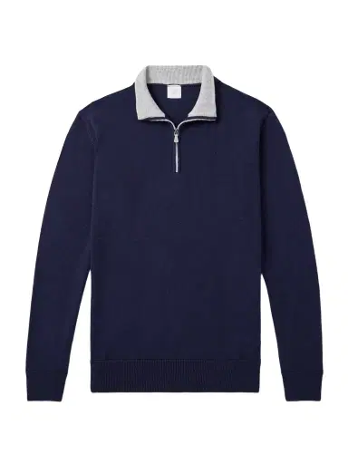 ELEVENTY Cashmere Half-Zip Sweater - Men | Thumbnail 1 ELEVENTY Cashmere Half-Zip Sweater - Men | Thumbnail 1