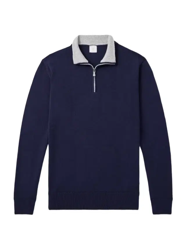 ELEVENTY Cashmere Half-Zip Sweater - Men