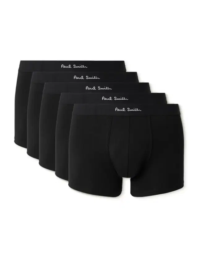 Five-Pack Stretch Organic Cotton-Jersey Boxer Briefs - Men