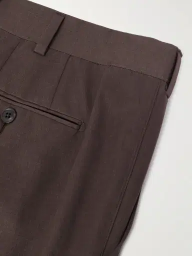 Saman Amel Straight-Leg Cotton-Blend Trousers - Men | Thumbnail 5