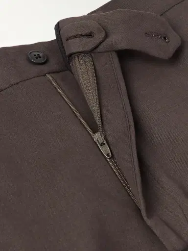 Saman Amel Straight-Leg Cotton-Blend Trousers - Men | Thumbnail 6