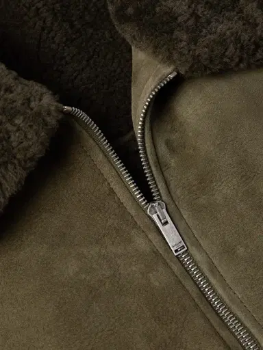 Saint Laurent Shearling Blouson Jacket - Men | Thumbnail 5 Saint Laurent Shearling Blouson Jacket - Men | Thumbnail 5