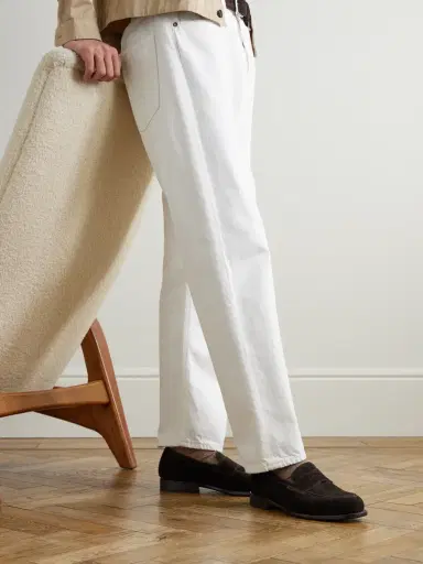 MORJAS Suede Penny Loafers - Men | Thumbnail 2