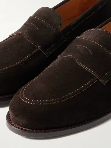 MORJAS Suede Penny Loafers - Men | Thumbnail 5
