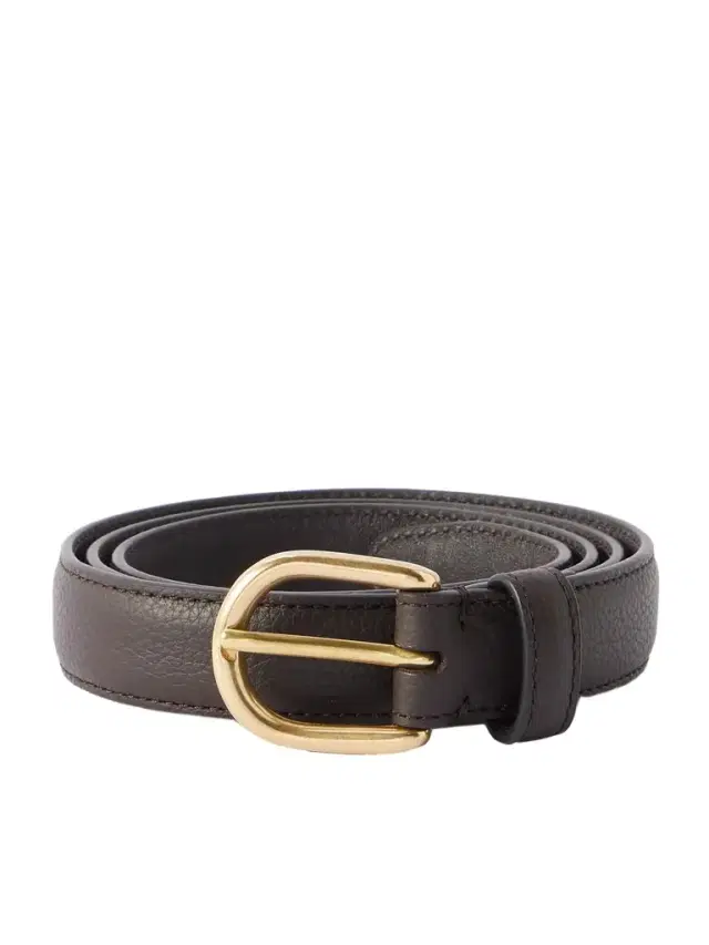 Saman Amel Cardon 2.5cm Full-Grain Leather Belt - Men