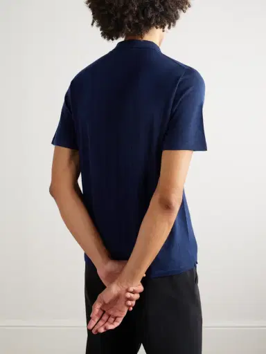 Saman Amel Slim-Fit Wool Polo Shirt - Men | Thumbnail 3 Saman Amel Slim-Fit Wool Polo Shirt - Men | Thumbnail 3