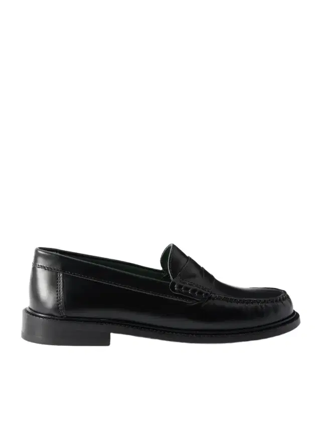 Yardee Polished-Leather Penny Loafers - Men