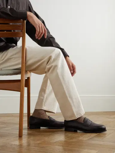 MORJAS Full-Grain Leather Penny Loafers - Men | Thumbnail 2 MORJAS Full-Grain Leather Penny Loafers - Men | Thumbnail 2