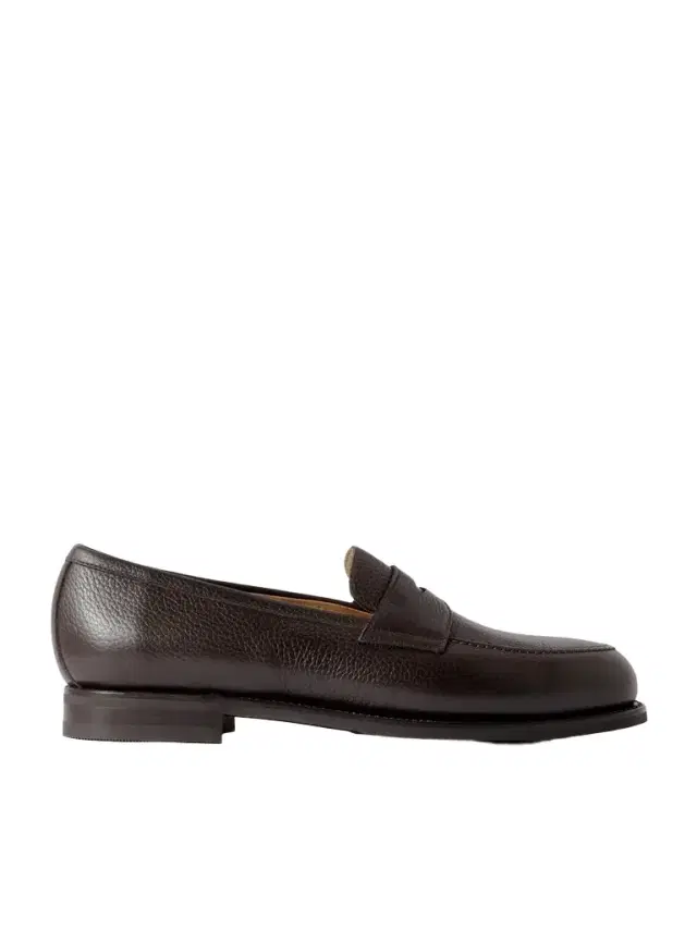 MORJAS Full-Grain Leather Penny Loafers - Men