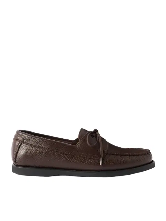 Saman Amel City Moc Full-Grain Leather Boat Shoes - Men