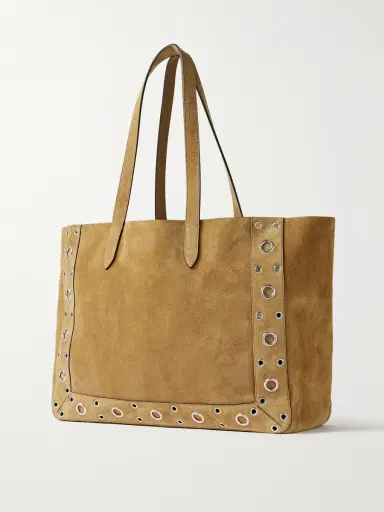 Valentino Garavani Nellcôte Large Embellished Suede Tote Bag - Men | Thumbnail 3 Valentino Garavani Nellcôte Large Embellished Suede Tote Bag - Men | Thumbnail 3