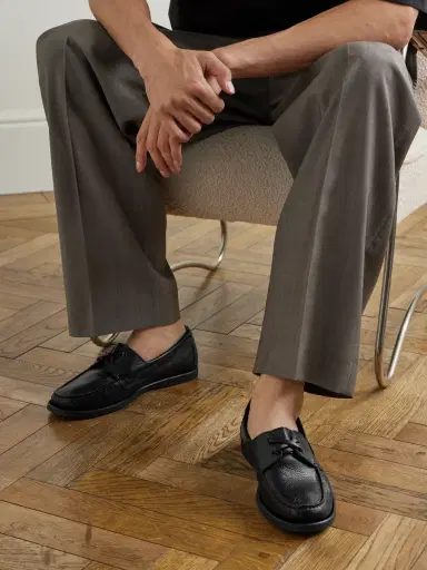 MORJAS Full-Grain Leather Boat Shoes - Men | Thumbnail 2 MORJAS Full-Grain Leather Boat Shoes - Men | Thumbnail 2