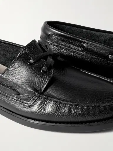 MORJAS Full-Grain Leather Boat Shoes - Men | Thumbnail 5 MORJAS Full-Grain Leather Boat Shoes - Men | Thumbnail 5