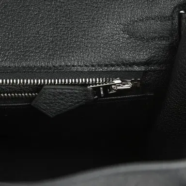 HERMÈS Hermes Birkin 25 Black Togo Brushed Palladium Hardware | Thumbnail 9 HERMÈS Hermes Birkin 25 Black Togo Brushed Palladium Hardware | Thumbnail 9