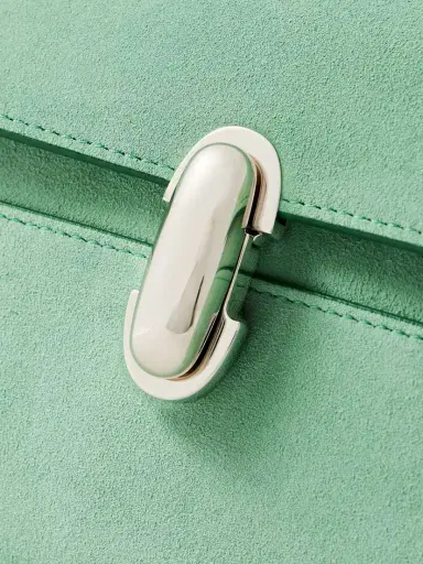 Savette Symmetry Pochette Suede Tote | Thumbnail 4 Savette Symmetry Pochette Suede Tote | Thumbnail 4