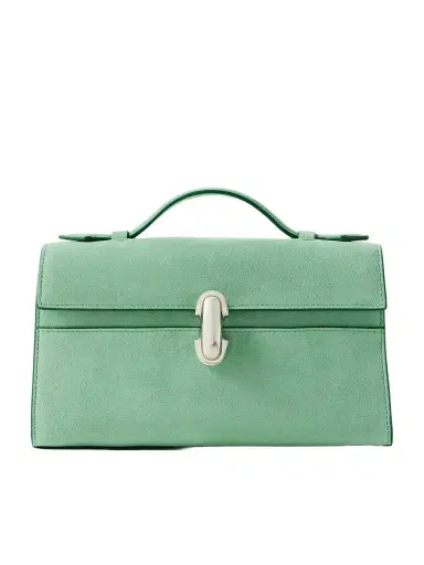 Savette Symmetry Pochette Suede Tote | Thumbnail 1 Savette Symmetry Pochette Suede Tote | Thumbnail 1