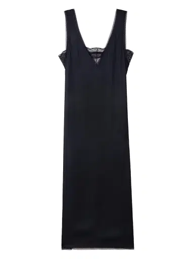 Zadig & Voltaire Women's Renzo Satin V-Neck Slip Dress | Thumbnail 1 Zadig & Voltaire Women's Renzo Satin V-Neck Slip Dress | Thumbnail 1