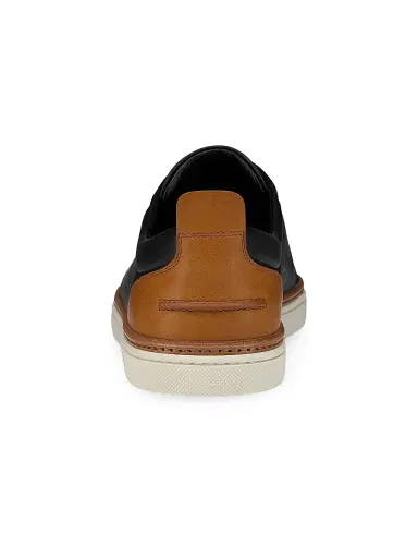 Christian Louboutin Men's Marcontonio Leather Sneakers - Black - Size 13.5 | Thumbnail 3