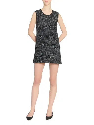 Giambattista Valli Women's Wool-Blend Tweed Minidress - Black - Size 8 | Thumbnail 2 Giambattista Valli Women's Wool-Blend Tweed Minidress - Black - Size 8 | Thumbnail 2