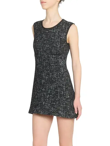 Giambattista Valli Women's Wool-Blend Tweed Minidress - Black - Size 8 | Thumbnail 4 Giambattista Valli Women's Wool-Blend Tweed Minidress - Black - Size 8 | Thumbnail 4