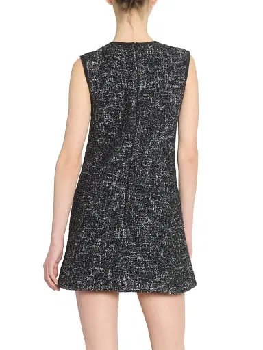 Giambattista Valli Women's Wool-Blend Tweed Minidress - Black - Size 8 | Thumbnail 5 Giambattista Valli Women's Wool-Blend Tweed Minidress - Black - Size 8 | Thumbnail 5