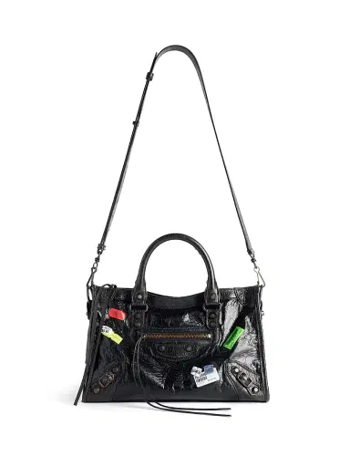 Balenciaga Women's Le City Tote Bag - Black | Thumbnail 7