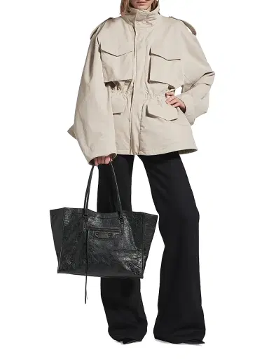 Balenciaga Women's Le City Tote Bag - Black | Thumbnail 2 Balenciaga Women's Le City Tote Bag - Black | Thumbnail 2