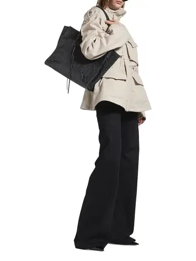 Balenciaga Women's Le City Tote Bag - Black | Thumbnail 3 Balenciaga Women's Le City Tote Bag - Black | Thumbnail 3