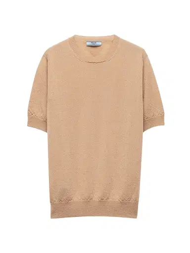 Prada Women's Cashmere Crewneck Sweater - Brown - Size 4 | Thumbnail 1