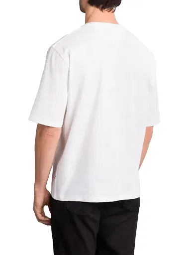 Stefano Ricci Men's Cotton and Silk Blend T-Shirt - White - Size Large | Thumbnail 3