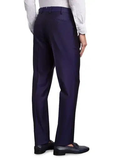 Stefano Ricci Men's Luxury Sartorial Trousers - Blue Rhodium - Size 44 | Thumbnail 3 Stefano Ricci Men's Luxury Sartorial Trousers - Blue Rhodium - Size 44 | Thumbnail 3