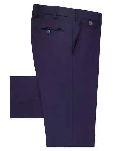 Stefano Ricci Men's Luxury Sartorial Trousers - Blue Rhodium - Size 44 | Thumbnail 1 Stefano Ricci Men's Luxury Sartorial Trousers - Blue Rhodium - Size 44 | Thumbnail 1