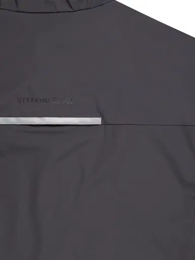 Stefano Ricci Men's Luxury Running Blouson Jacket - Anthracite Grey - Size 56 | Thumbnail 6