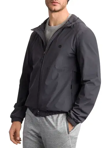 Stefano Ricci Men's Luxury Running Blouson Jacket - Anthracite Grey - Size 56 | Thumbnail 1