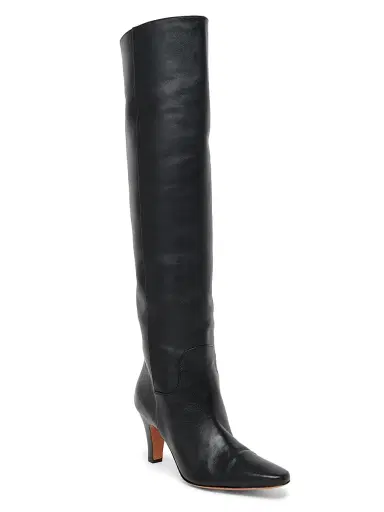Pollini Women's Muse 75MM Leather Over-the-Knee Boots | Thumbnail 2 Pollini Women's Muse 75MM Leather Over-the-Knee Boots | Thumbnail 2