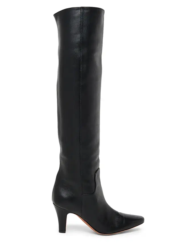 Pollini Women's Muse 75MM Leather Over-the-Knee Boots - Black - Size 6